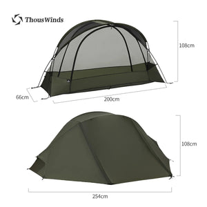 Ultralight Hiking Solo Tent Outdoor Backpack Tent